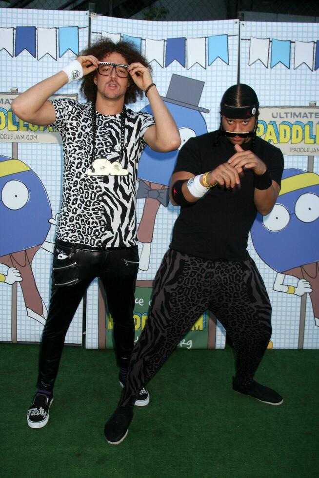 los ángeles, sep 26 - lmfao llega a el último golpe paleta mermelada 2010 a música caja teatro en septiembre 26, 2010 en los ángeles, California foto