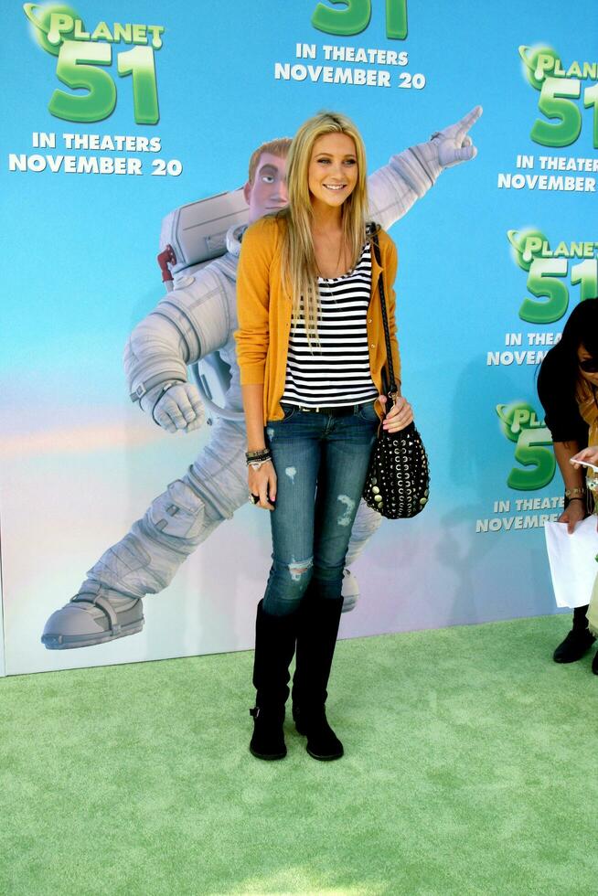 Stephanie Pratt arriving at the Planet 41 Movie Premiere Manns Village Theater  Westwood Los Angeles CA November 14 2009 photo
