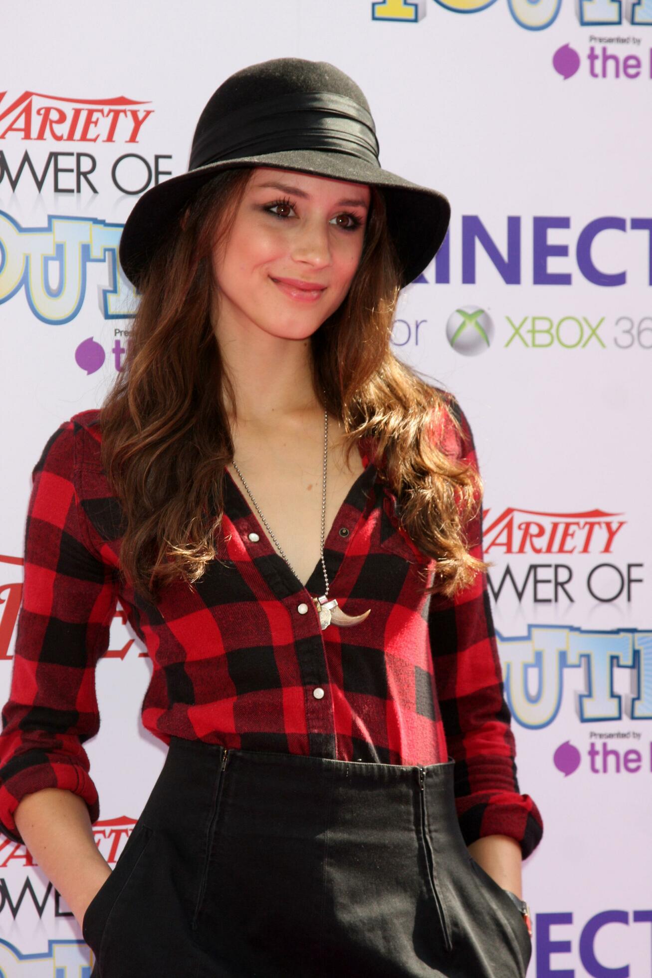 LOS ANGELES, OCT 24 Troian Avery Bellisario arrives at the Variety