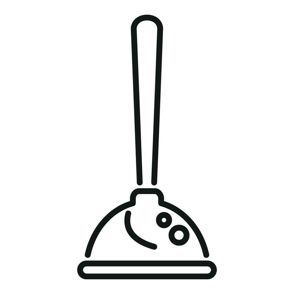 Water problem sucker icon outline vector. Broken water pipe vector