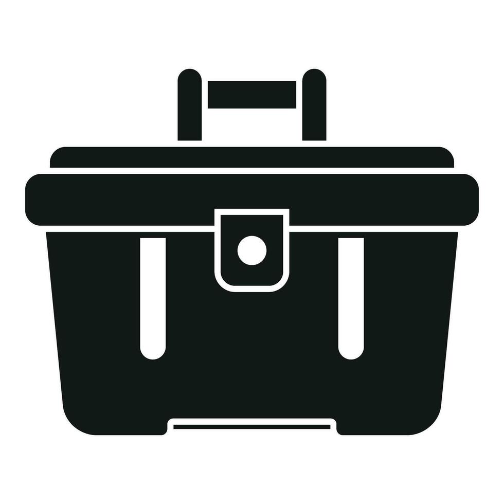 Servicio herramienta caja icono sencillo vector. roto Lavado máquina vector