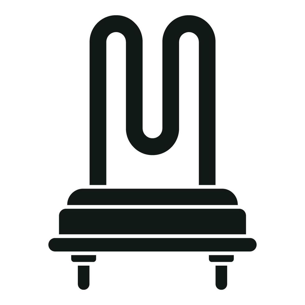 Washing machine boiler fix icon simple vector. Repair service vector