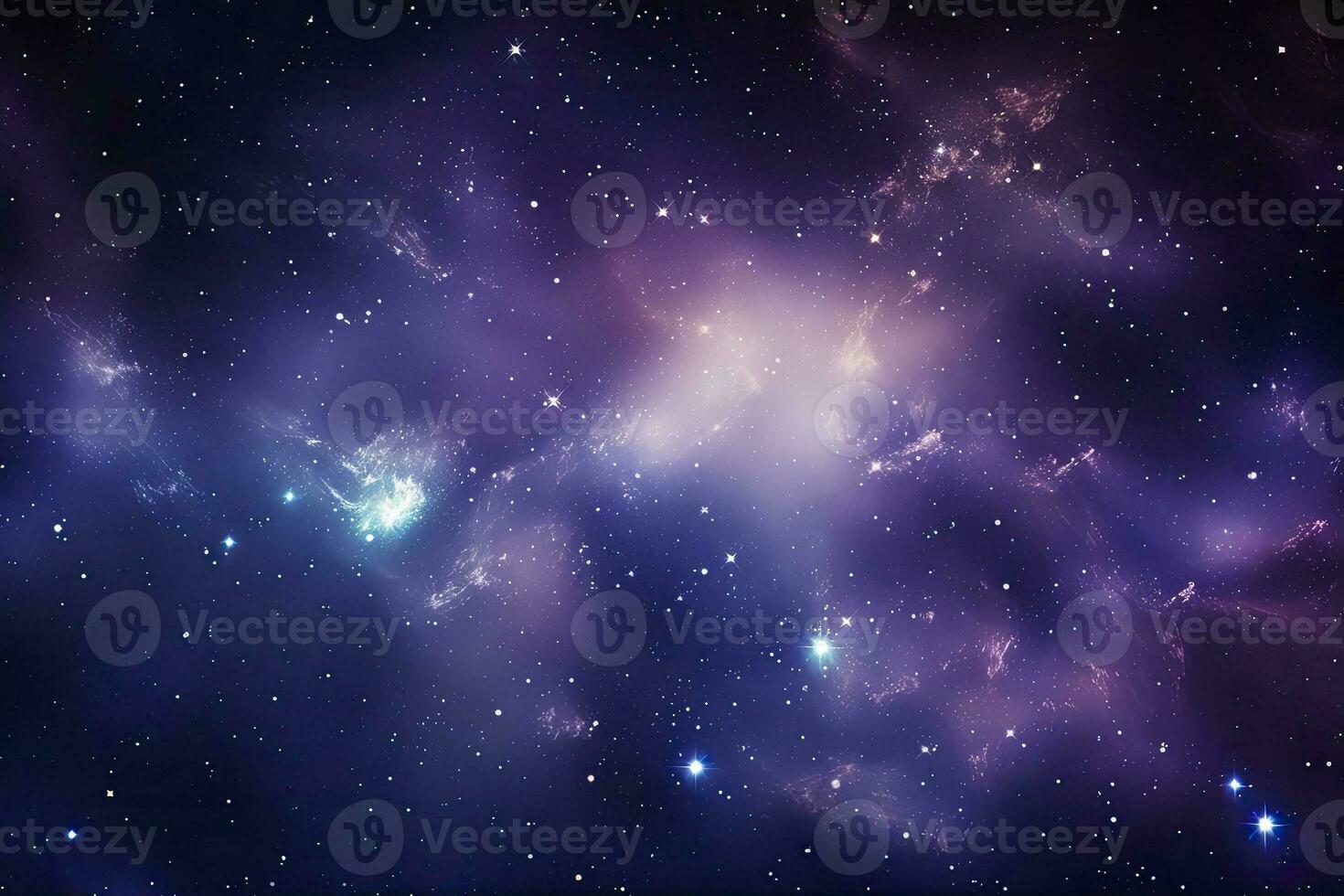 Starry Milky Way Nebula Background. AI Generated photo