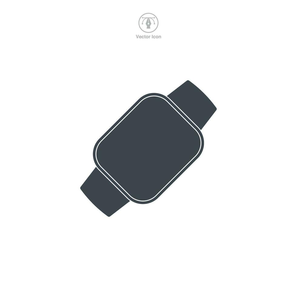 Smartwatch icon symbol vector illustration isolated on white background