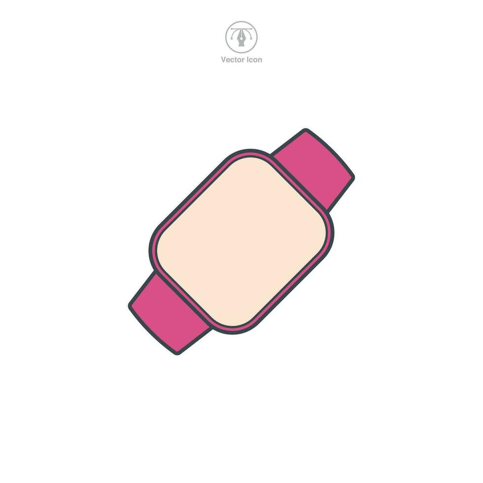 Smartwatch icon symbol vector illustration isolated on white background