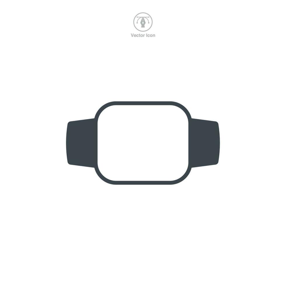 Smartwatch icon symbol vector illustration isolated on white background