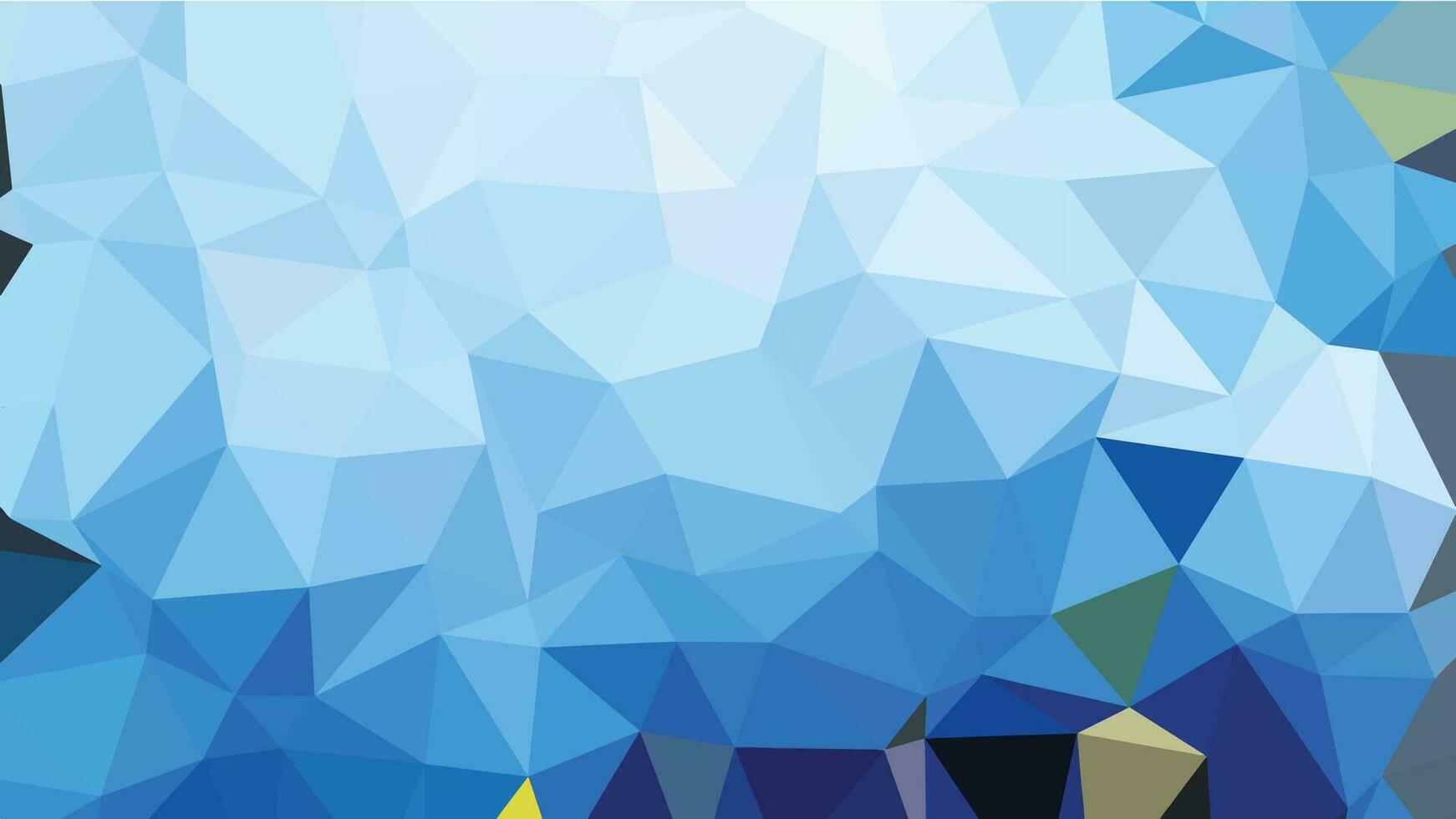 sky blue polygon abstract background vector