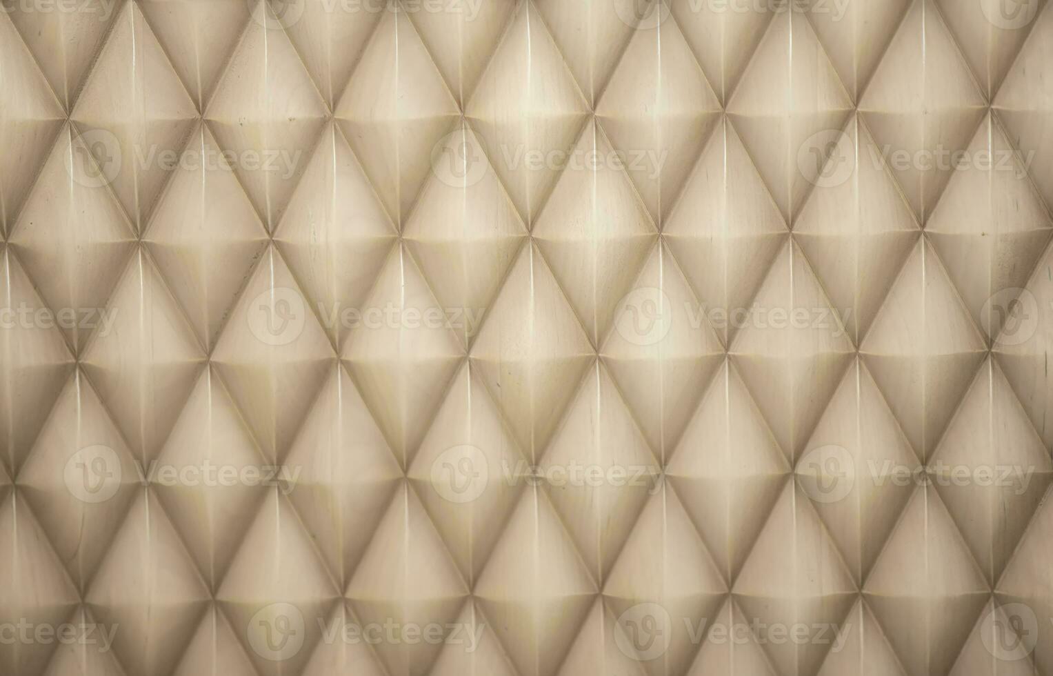 Geometric background pattern of wooden repeating rhombuses. photo