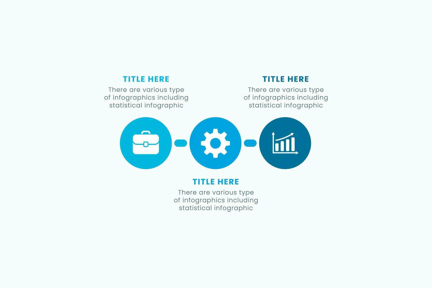 Presentation Business Circle Infographic Template With 3 Step Elements Vector Illustration