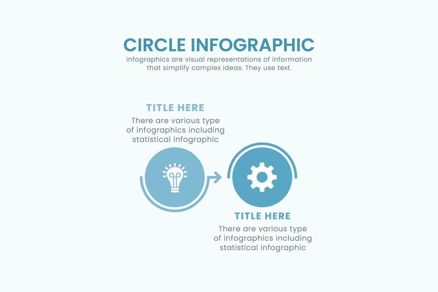 mínimo negocio circulo infografía diseño modelo para ciclismo diagrama. presentación y redondo cuadro. negocio concepto con 2 etapas moderno plano vector ilustración para datos visualización.