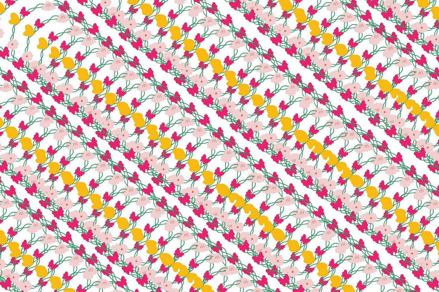 Floral Background Vector Design.