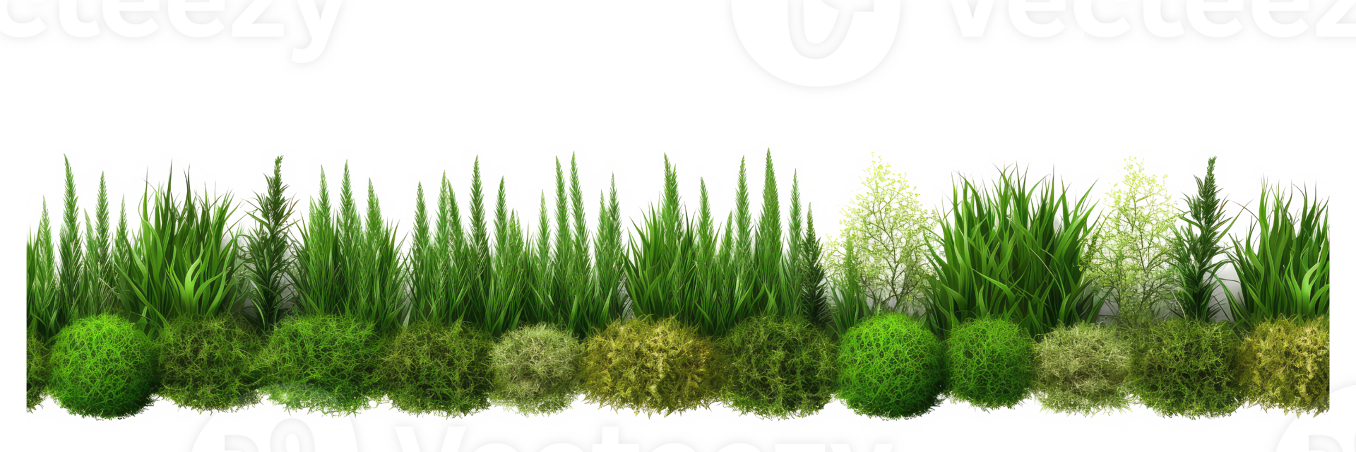 green grass neatly trimmed boxwood hedge, providing structure and privacy in garden design . AI Generated png