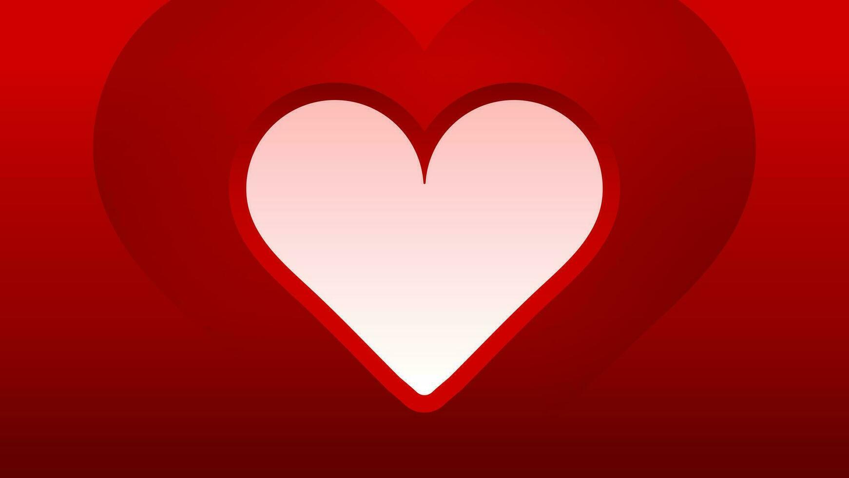 3D background geometric light dark red pink love object glow modern abstract gradient romance couple vector