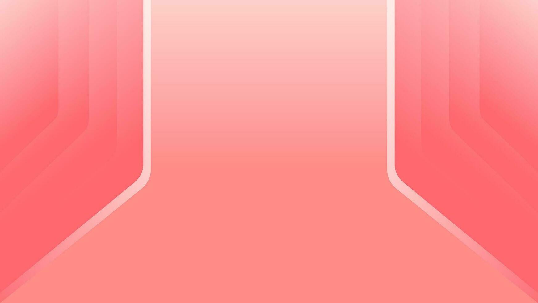 Set red pink love 3d object cylinder pedestal podium display gradient color minimal scene showroom vector