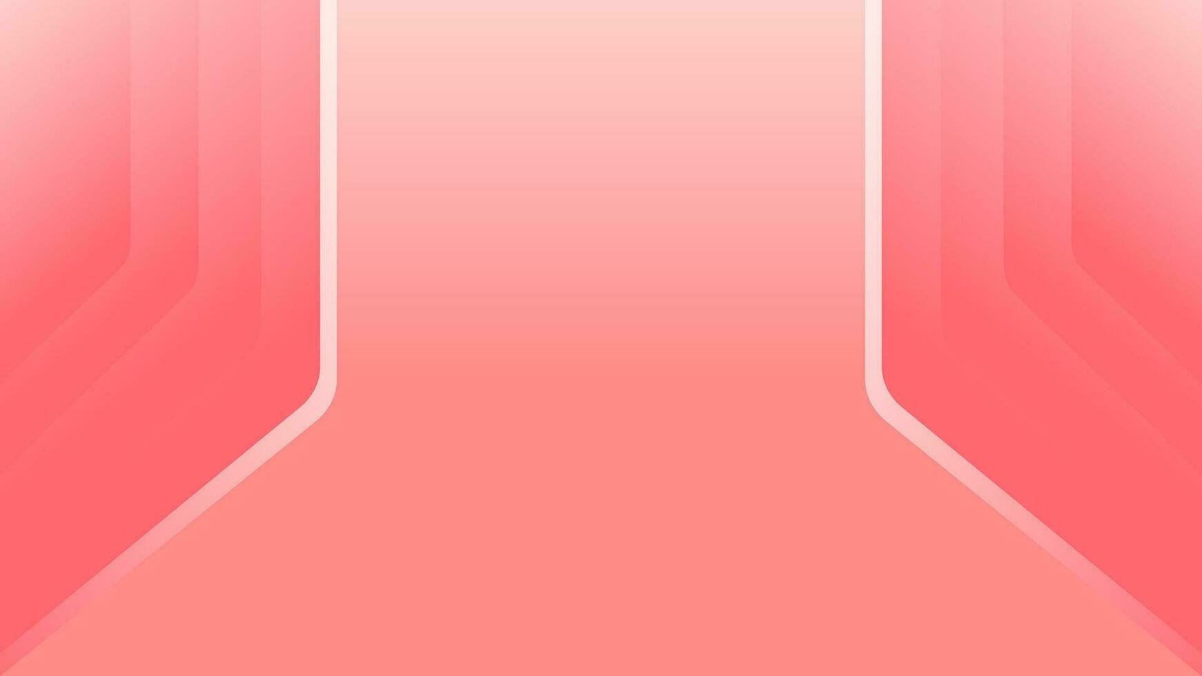 Set red pink love 3d object cylinder pedestal podium display gradient color minimal scene showroom vector