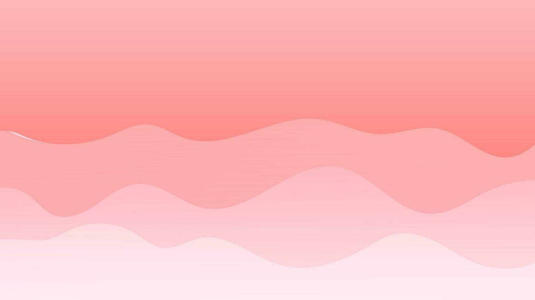 3D background geometric light red pink love modern abstract gradient romance couple love cloud sky vector