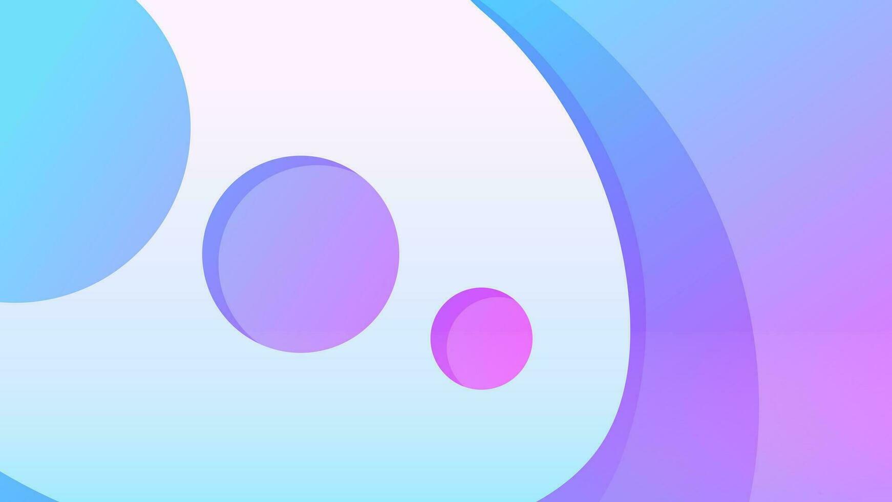 3D background geometric light dark blue purple circle object glow modern abstract gradient simple vector