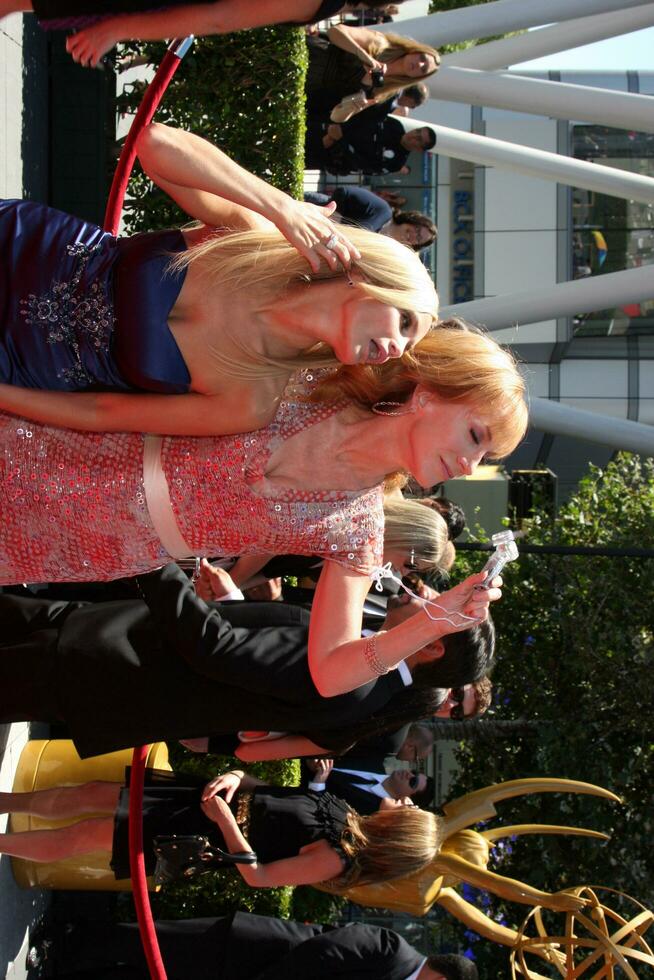 LOS ANGELES  AUG 21 Kristin Chenoweth  Kathy Griffin arrives at the 2010 Creative Primetime Emmy Awards at Nokia Theater at LA Live on August 21 2010 in Los Angeles CA photo