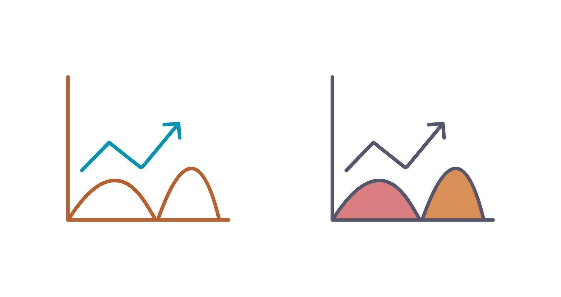 Trend in Graph Vector Icon