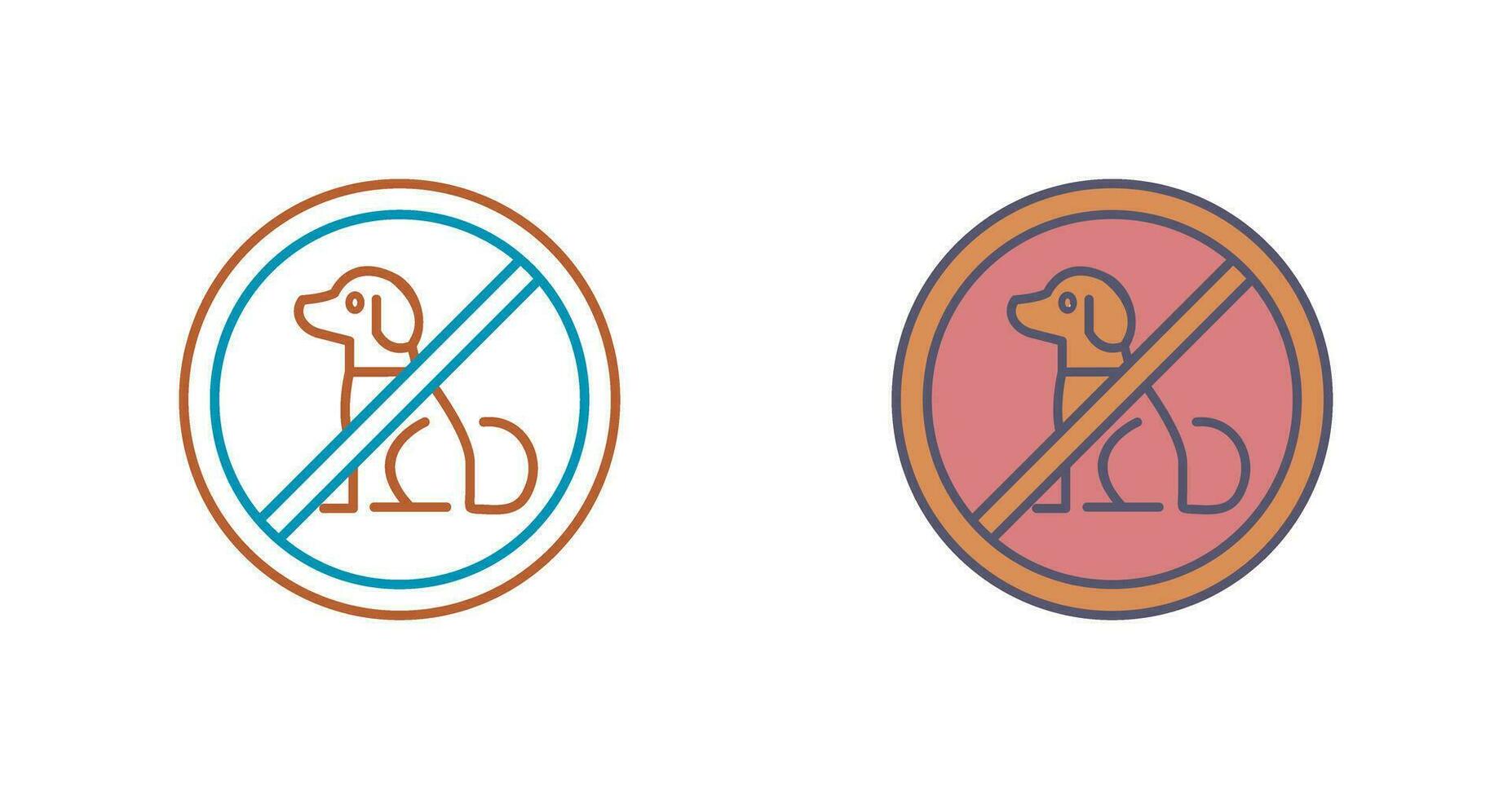 No Pets Vector Icon
