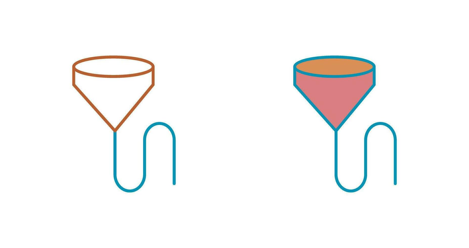Unique Beer Bong Vector Icon