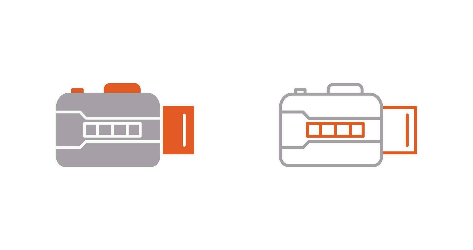 Unique Open Camera Vector Icon