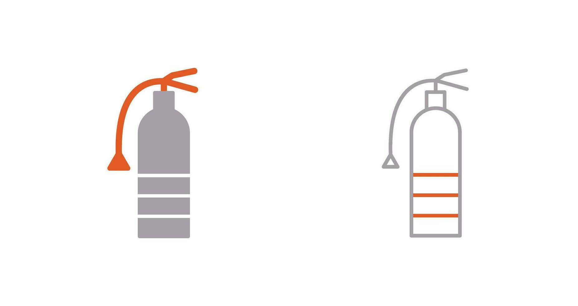 Unique Extinguisher Vector Icon