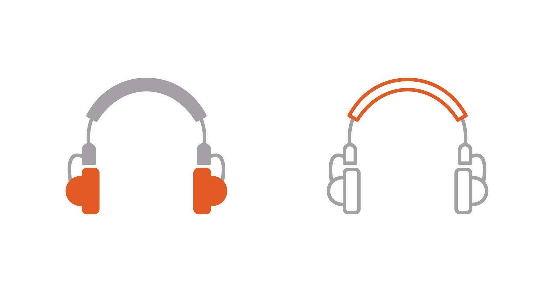 Unique Headphones Vector Icon