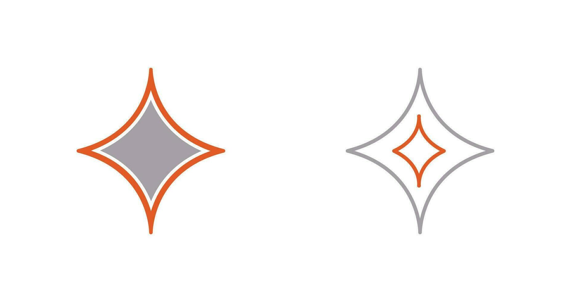 Unique Diamond Vector Icon
