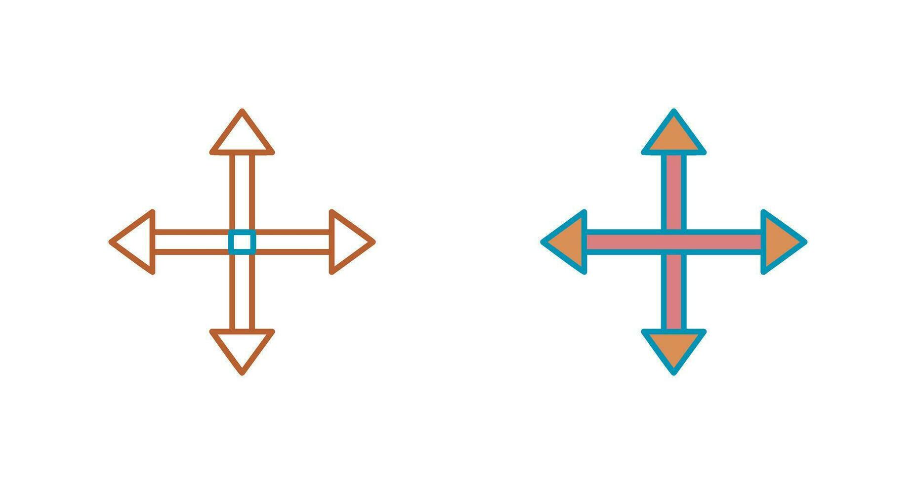 Unique Move Vector Icon