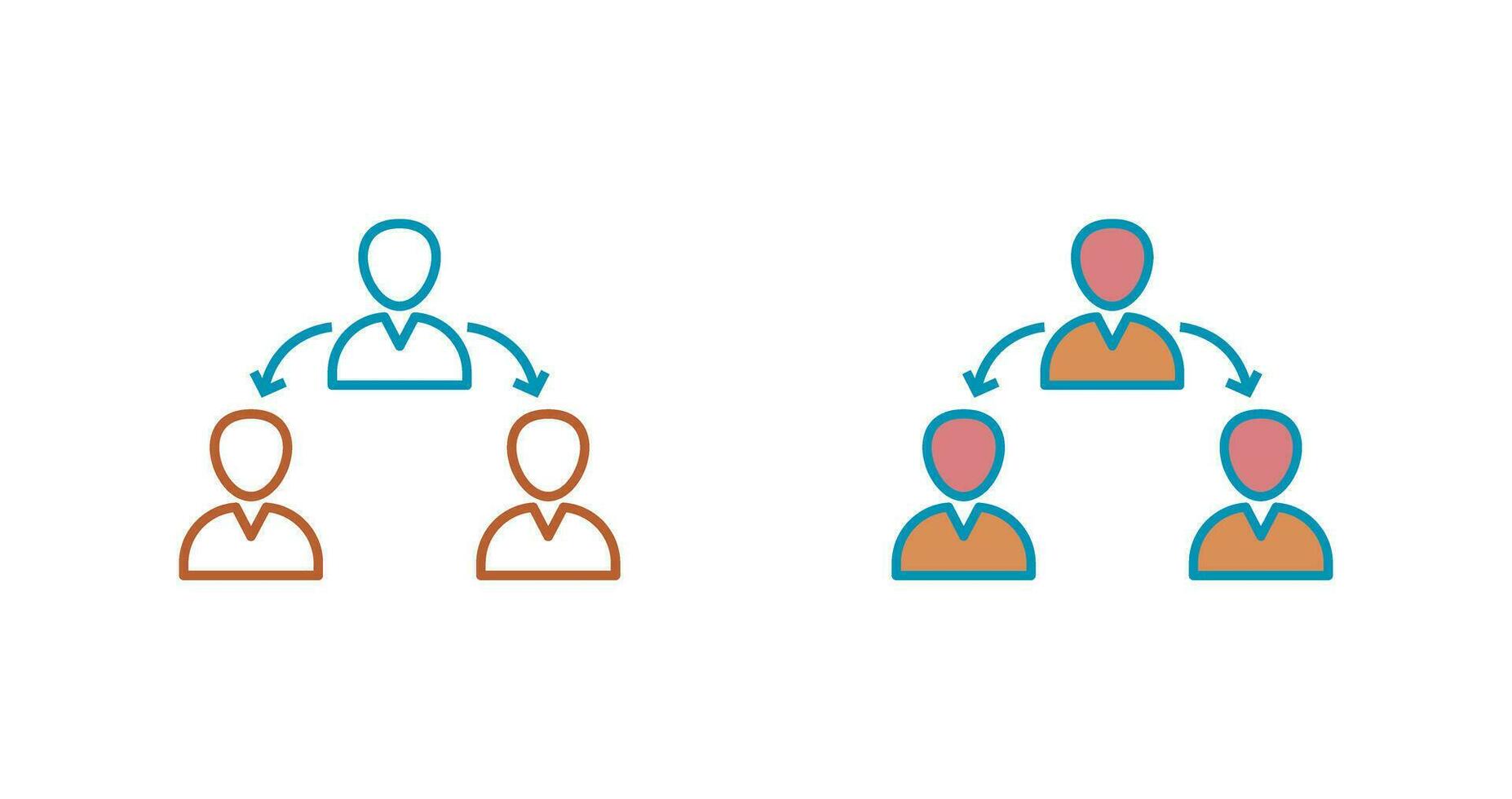 Unique Connected Users Vector Icon