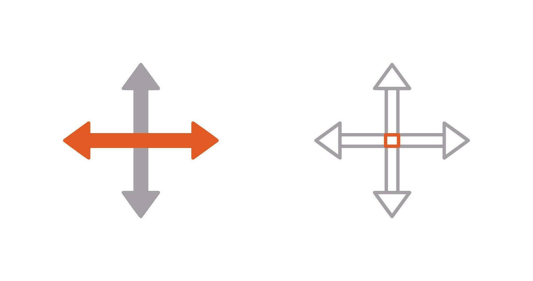 Unique Move Vector Icon