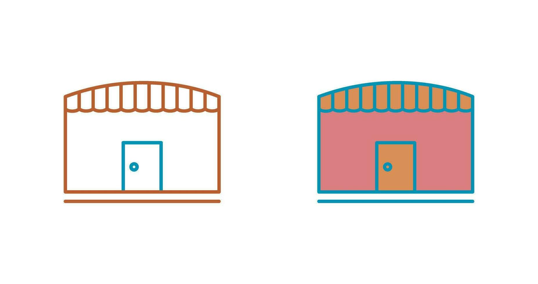 Unique Shop Vector Icon
