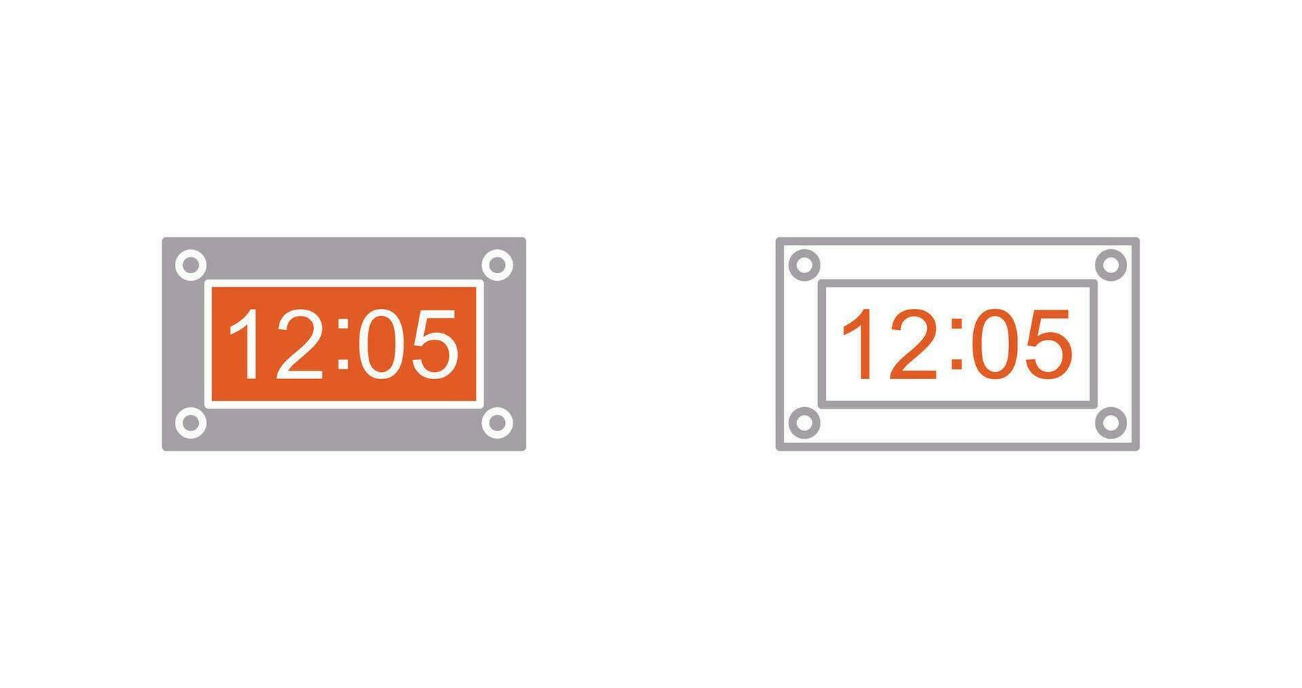 Unique Timer Vector Icon