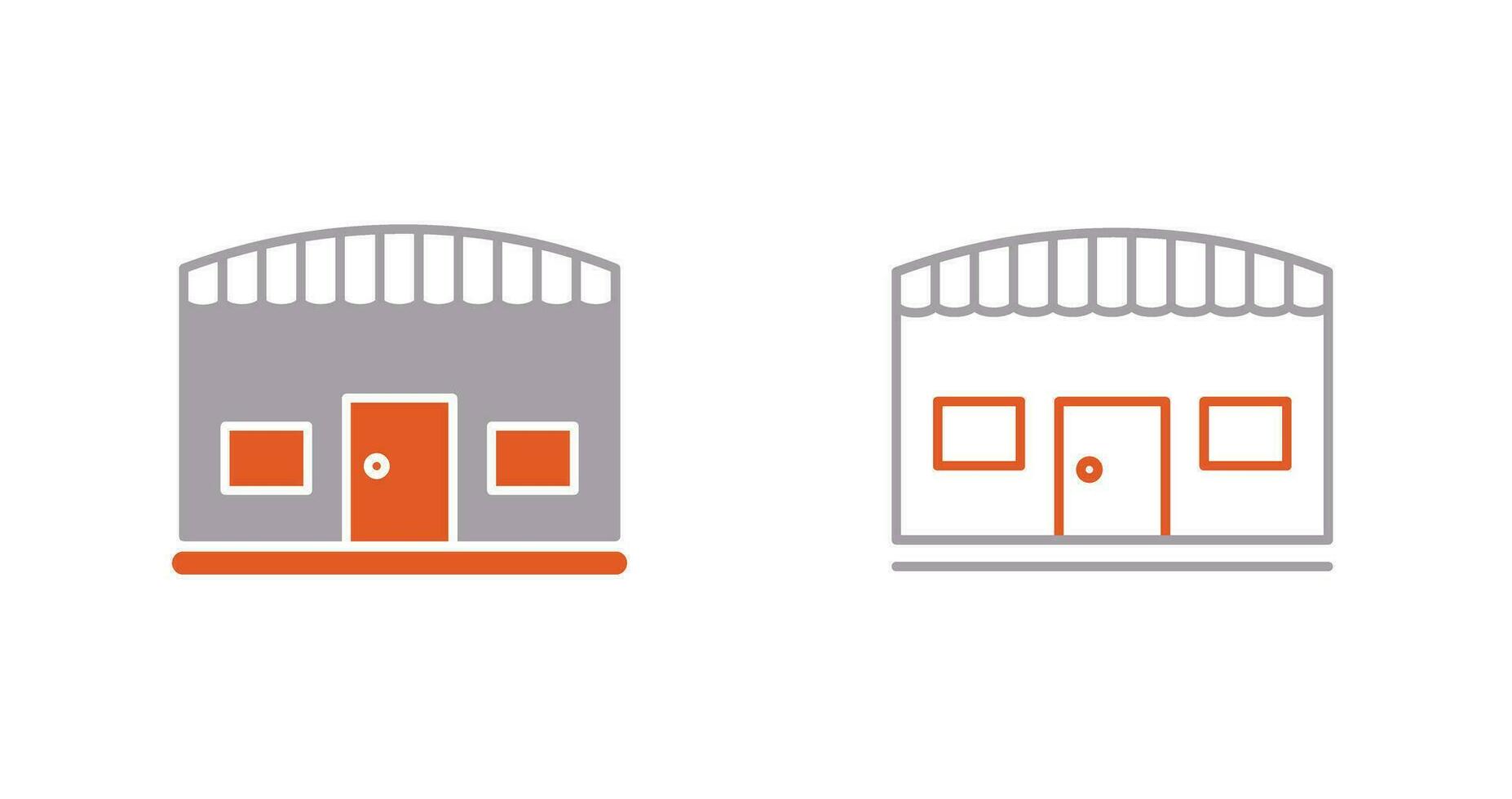 Unique Store Vector Icon