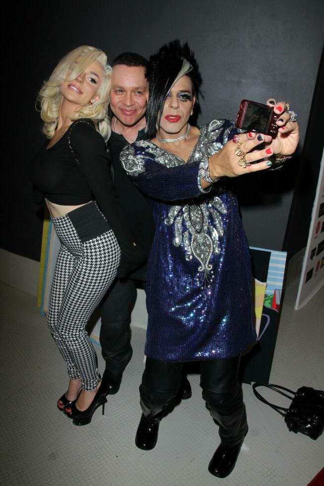 LOS ANGELES  JUN 4 Courtney Stodden Doug Hutchison Sham Ibrahim at the Celebrity Selfies Art Show by Sham Ibrahim at the Sweet Hollywood on June 4 2015 in Los Angeles CA photo