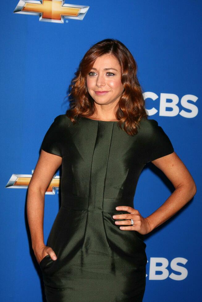 LOS ANGELES  SEP 16  Alyson Hannigan arrives at the CBS Fall Party 2010 at The Colony on September 16 2010 in Los Angeles CA photo