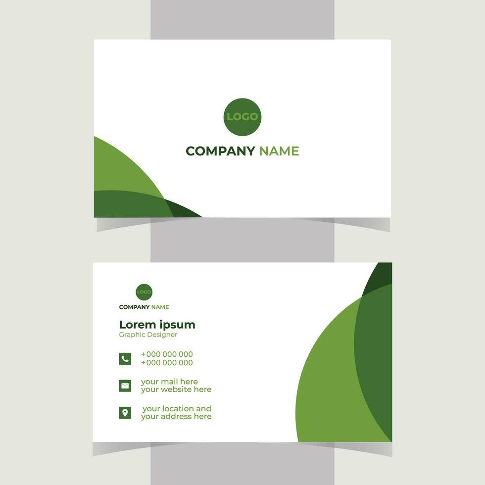 Professional business card design for your business vector
