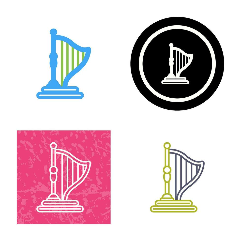 Harp Vector Icon