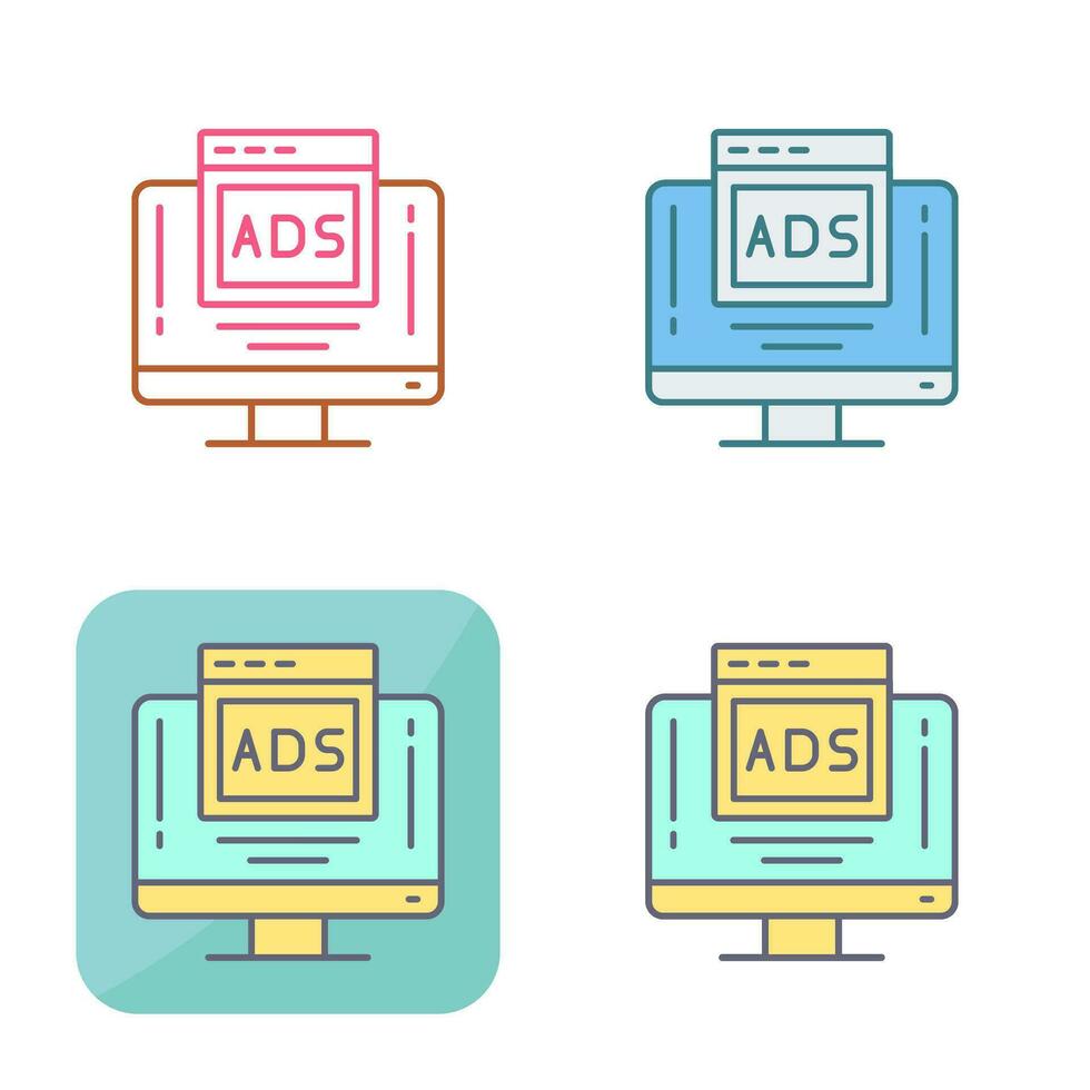 Digital Advertising Vector Icon