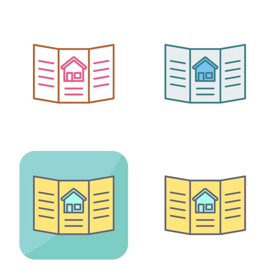 Brochure Vector Icon