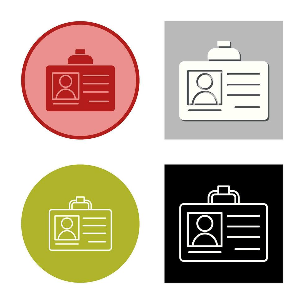 Id Card Vector Icon