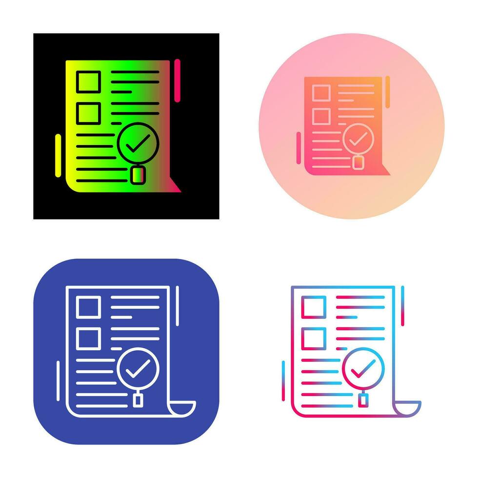 SEO Audit Vector Icon