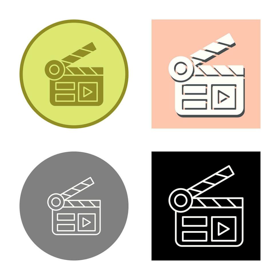 Clapper Board Vector Icon