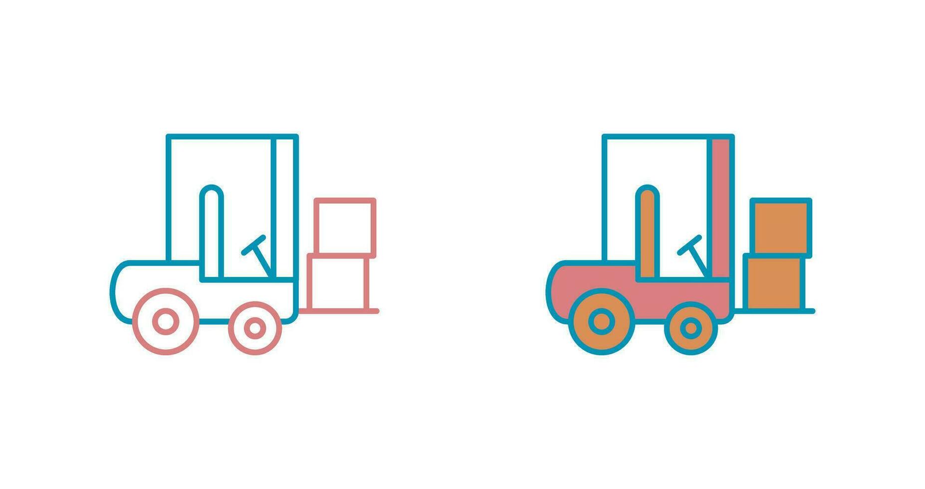 Forklifter Vector Icon