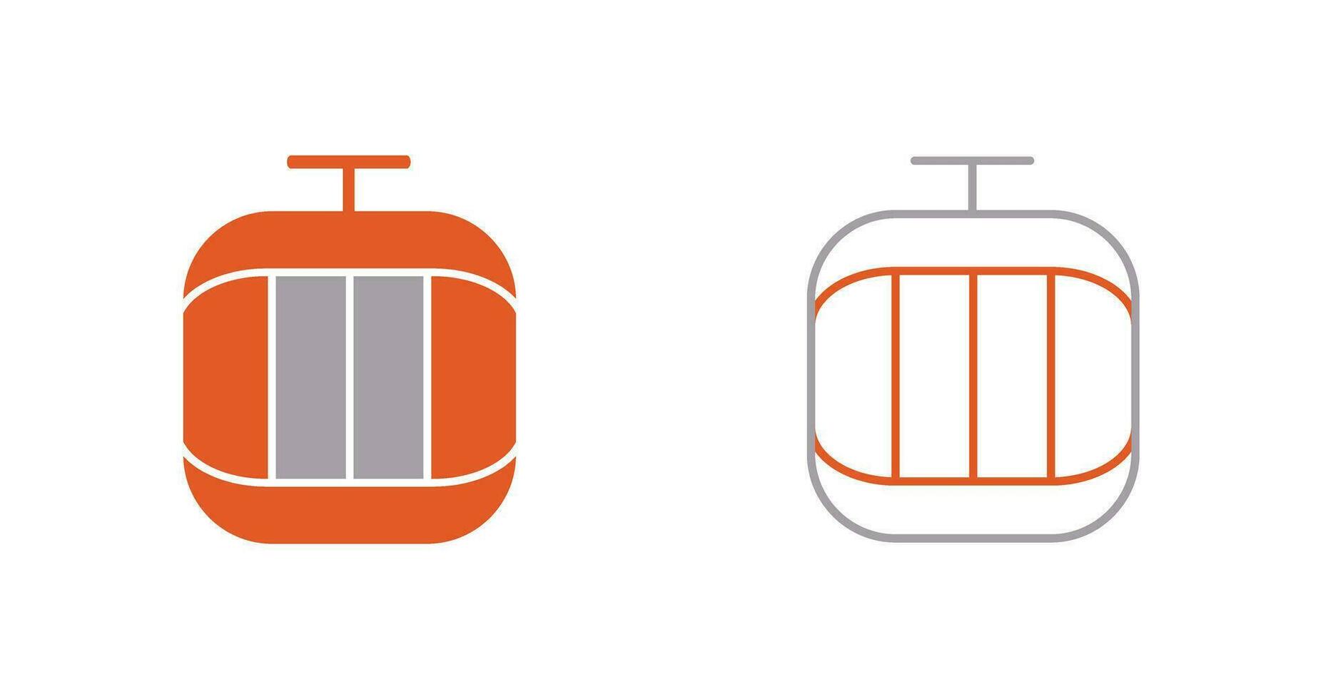 Cable Car Vector Icon