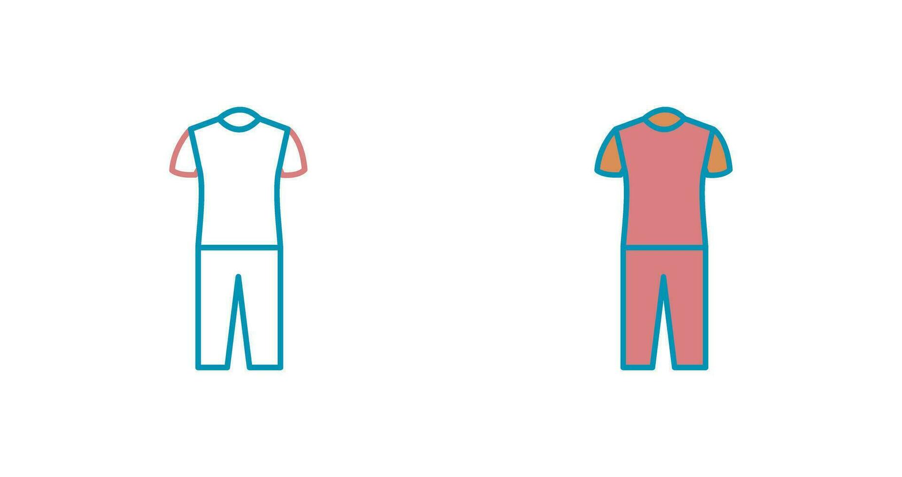 Pyjamas Suit Vector Icon