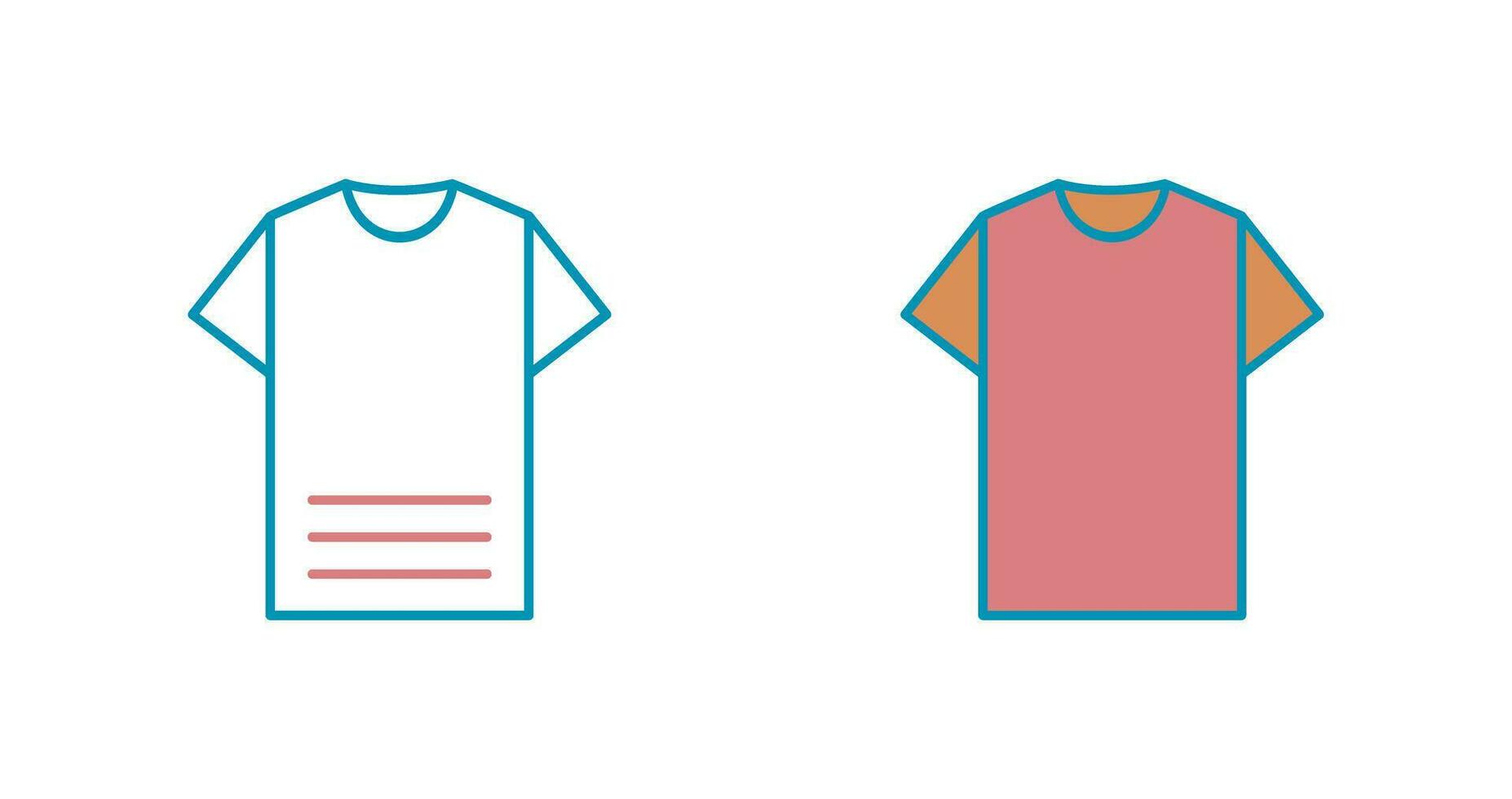 Plain T Shirt Vector Icon