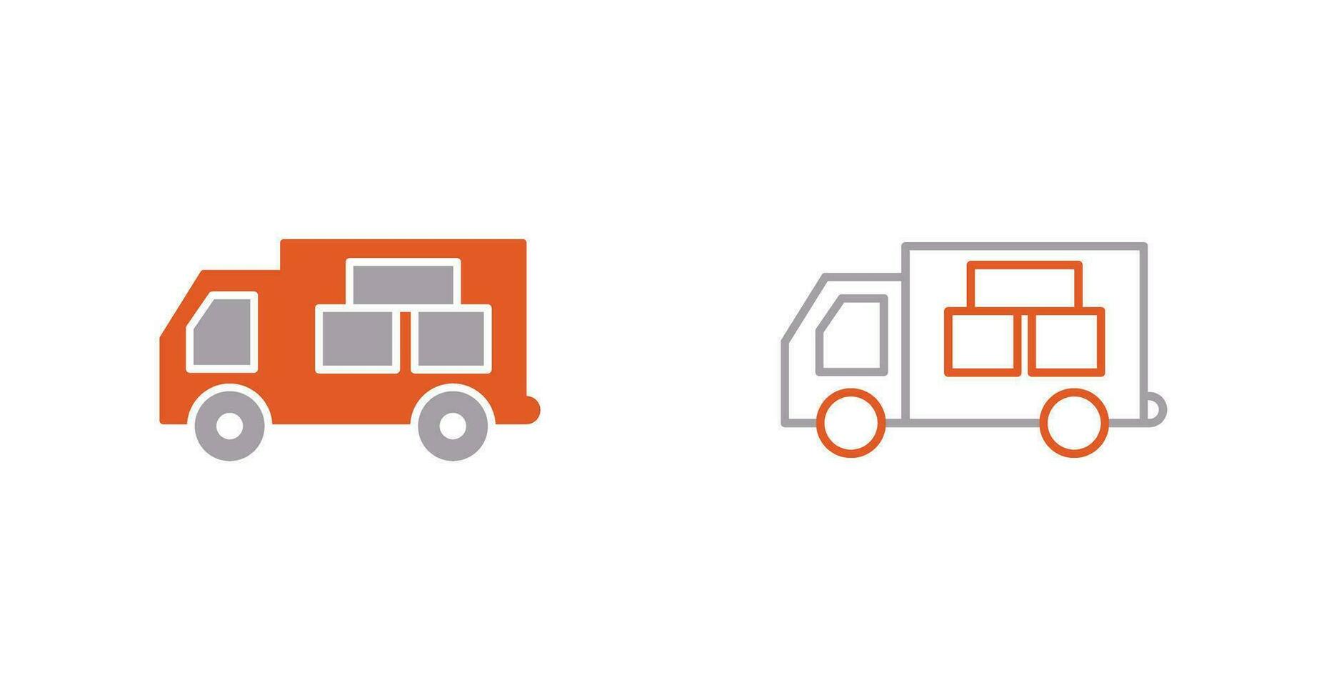 Logistics Car Vector Icon
