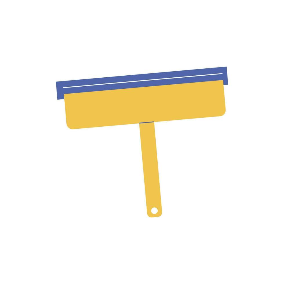 Window cleaner, vector illustration on white background